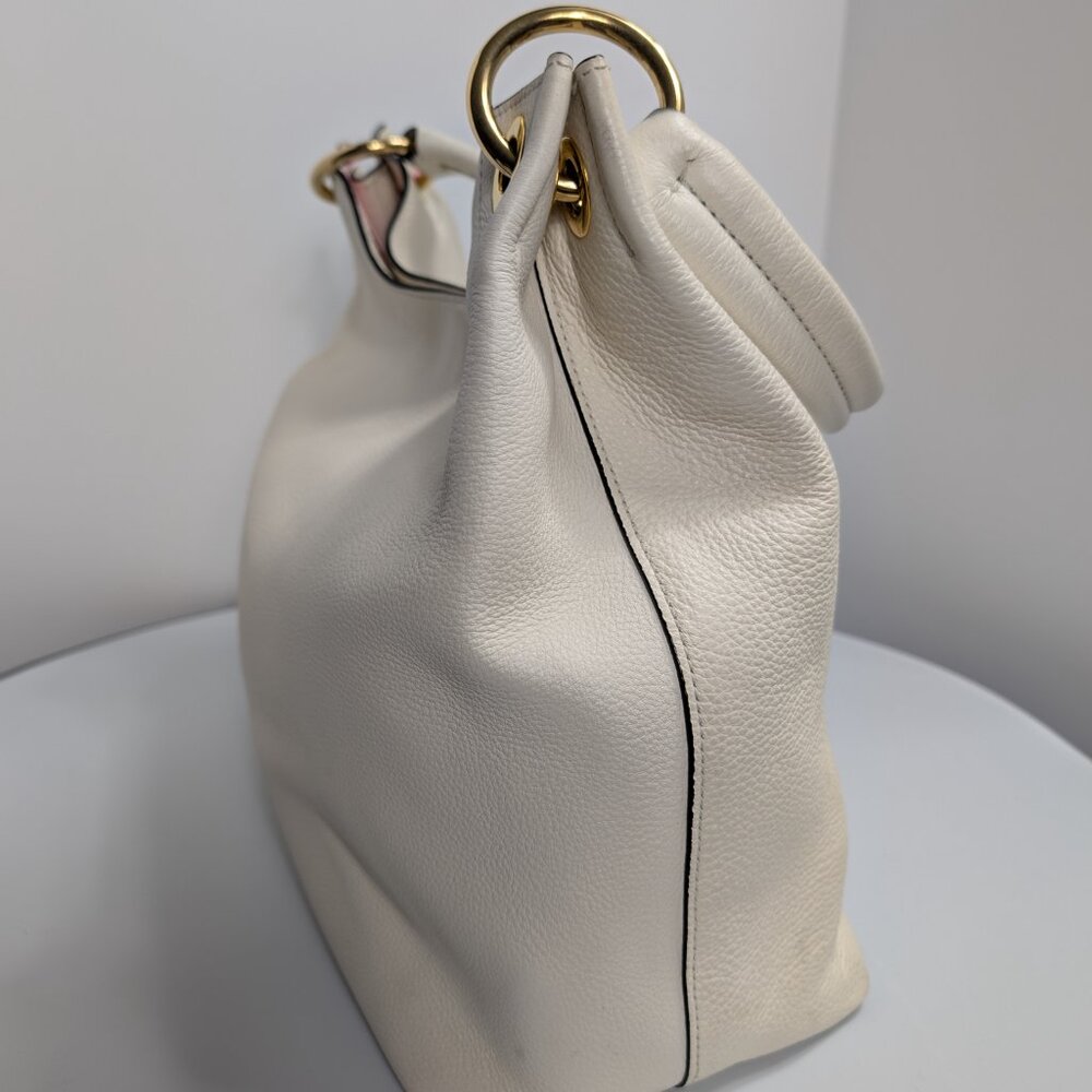 Prada Vitella Phenix Cream Hobo Bag - Picture 4 of 9